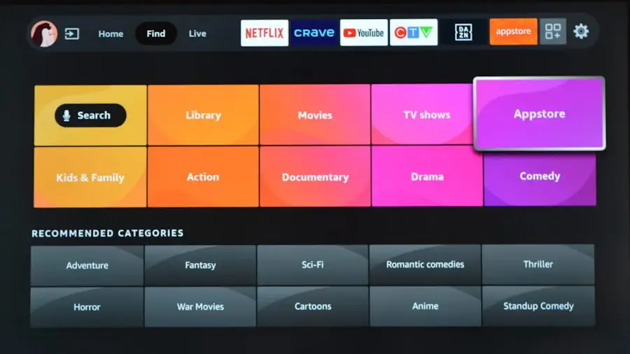 Smartone IPTV APK - Installation per Sideload auf einem Fire TV Stick
