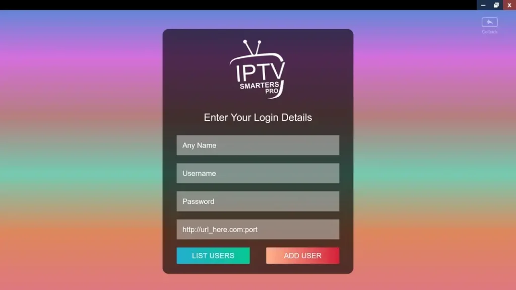 IPTV Smarters Pro Anmeldung Fehlerbehebung